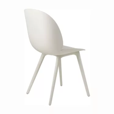 Beetle Dining chair - Alabaster White / Polypropylen understell