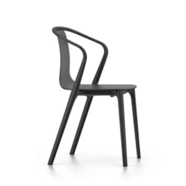 Belleville Chair Wood - Sort ask sete / Sort understell