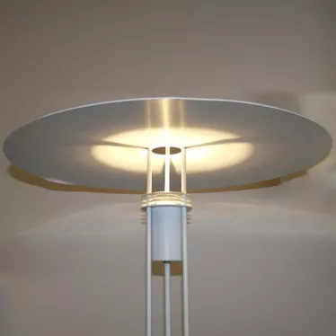 Frandsen 3000-G hvit halogen gulvlampe H: 136 cm