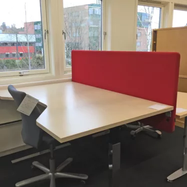 Skillevegg bord rød 160 x 66 Götessons