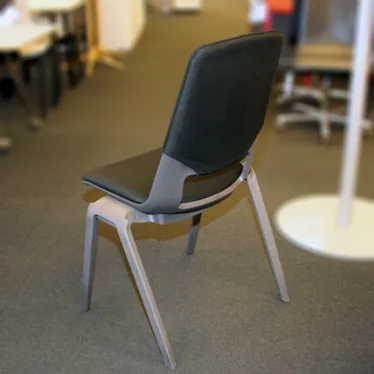 Konferansestol grå/sort Merryfair Fila