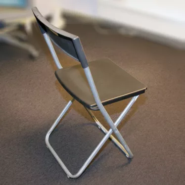 Konferansestol sort IKEA Gunde klappstol