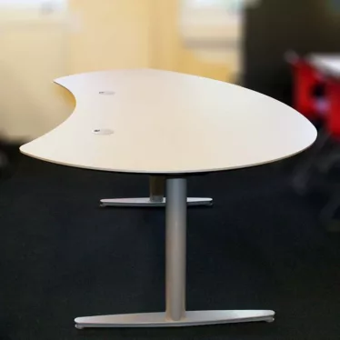 Skrivebord grå Duba 210 x 115 x 72,5 magebue