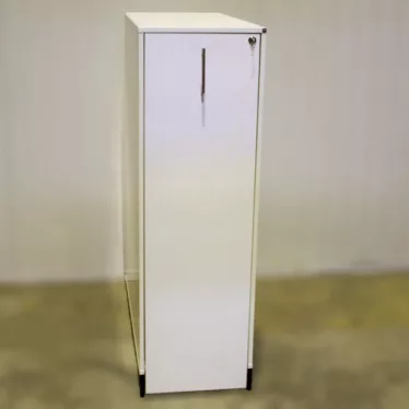 Tårnskap 3P hvit venstre Holmris 127x90x40