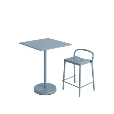 Linear Steel Cafe Table