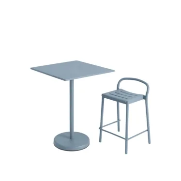 Linear Steel Cafe Table