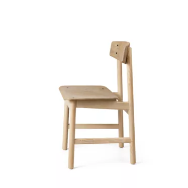 Conscious Chair 3162 - Coffee waste lys / Såpet eik understell