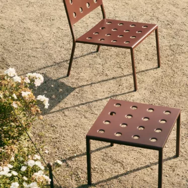 Balcony Low Table - Iron red