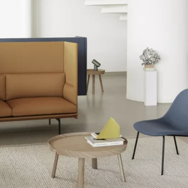 Fiber lounge chair tube base