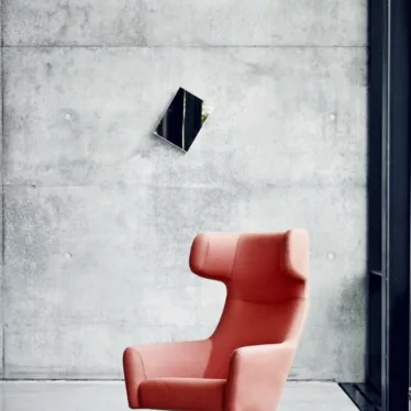 Softline Havana Swivel Wing Chair - Grått understell, Tekstil LDS16 (grå)