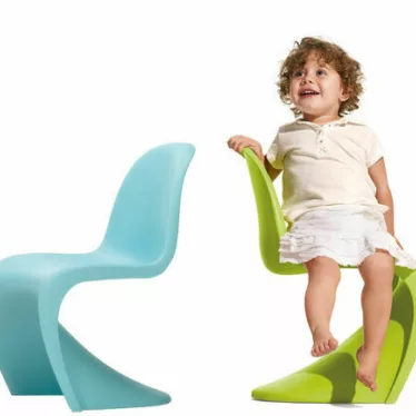 Panton Junior Chair - Lime