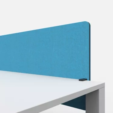 Edge Bord skjermvegg 100 x 40 cm - Grønn Blazer Lite tekstil / Sort gummilist