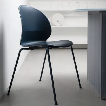 N02™-10 Recycle stol - Lys blå / Krom understell