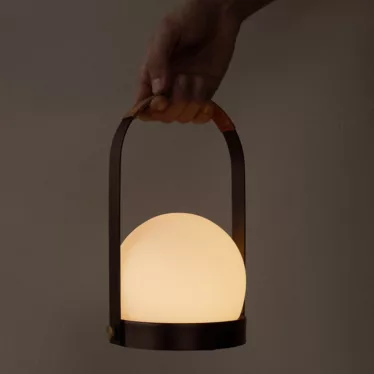 Carrie Led Portable Table Lamp - Sort