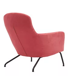 Havana Low Chair - Sort understell, LDS16 grå tekstil.