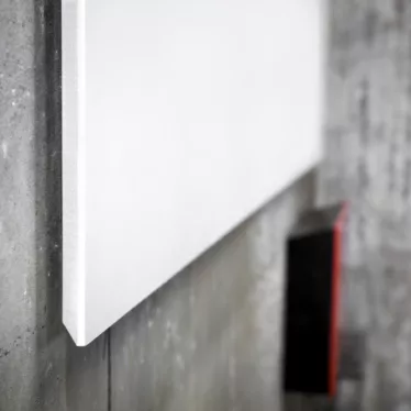 Air whiteboard - Hvitmalt faset kant / 150x120 cm