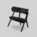 Oaki lounge chair - Sort eik / Ultra skinn rygg / Ultra skinn sete