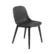 Fiber side chair wood base