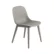 Fiber side chair wood base