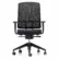 ID AM Chair m/armlener - Sort LightNet rygg / Sort Plano sete / ProMotion setedybde justering / Sort ramme / Sort 2D-armlener / Sort plastunderstell / Hjul for harde gulv