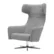 Softline Havana Swivel Wing Chair - Grått understell, Tekstil LDS16 (grå)