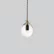 Unika liten pendant - Transparent glass