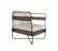 Bris stol - Earth Brown / Hvit Cerdaline Natur / Rustfritt stål understell