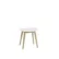 Fiber stool wood base - Hvitt sete / Eik understell