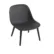 Fiber lounge chair wood base