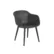 Fiber armchair wood base