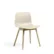 About a Chair AAC 12 ECO - Cream / Mattlakkert eik understell