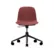 Form Chair Swivel 5W - Rødt sete / Sort understell