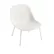 Fiber lounge chair tube base - Hvitt sete / Hvitt understell