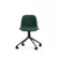 Form Chair Swivel 4W - Grønt sete / Sort understell