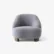 Margas Lounge Chair LC1 - Blågrå Gentle 133 / Oljet valnøtt