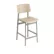 Loft counter stool - Eik sete / Dusty green understell