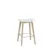 Fiber counter stool wood base - Hvitt sete / Eik understell