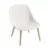 Fiber lounge chair wood base