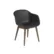 Fiber armchair wood base