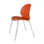 N02™-10 Recycle stol - Mørk oransje / Krom understell