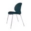 N02™-10 Recycle stol - Mørk blå / Krom understell