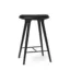 High Stool Lav - Sort skinn / Sortbeiset eik