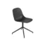 Fiber side chair swivel base - Sort sete / Sort understell