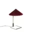 Matin table lamp - Oxide red