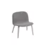 Visu Lounge Chair - Grå re-wool 108 / Grått understell