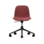 Form Chair Swivel 5W - Rødt sete / Sort understell