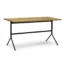 Kip Desk - Eik / Sort understell