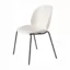 Beetle Chair - Alabaster Hvit / Matt sort understell