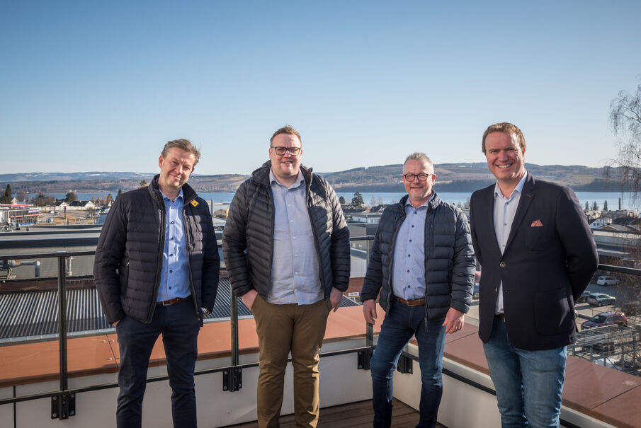 Fra venstre: Svein Karlsen, Mats Thorvaldsen, Bjørn Arild Amundsen og Even Kyseth
